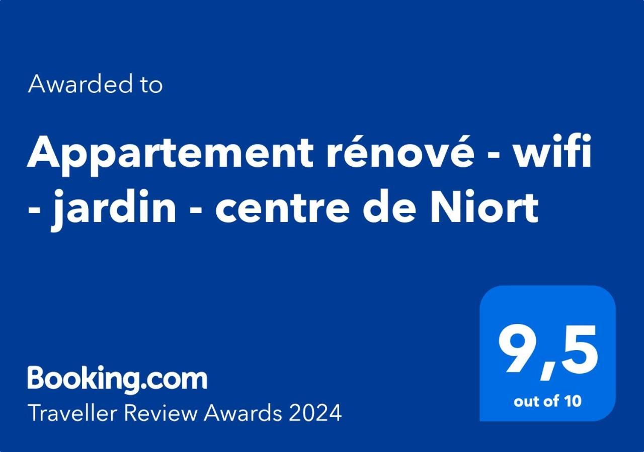 Appartement Renove - Wifi - Jardin - Centre De Niort Exterior photo
